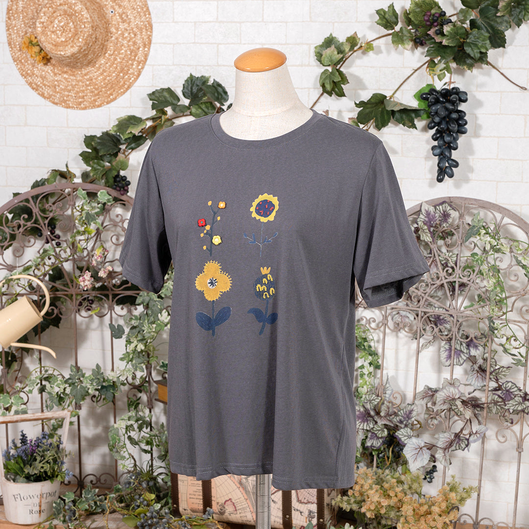 スケッチブックの庭園Tシャツ