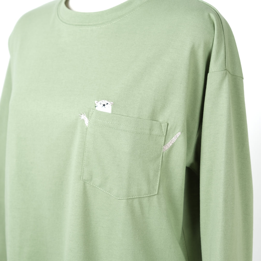 カワウソポケットTシャツ (8207643508868)