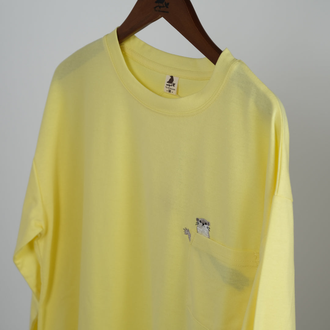 カワウソポケットTシャツ (8207643508868)