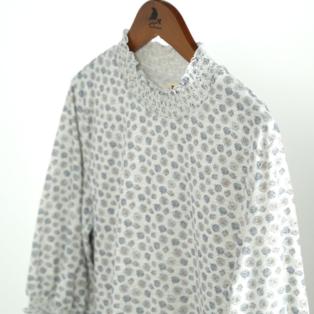 シャーリング襟6分プルオーバー (9999865610372)