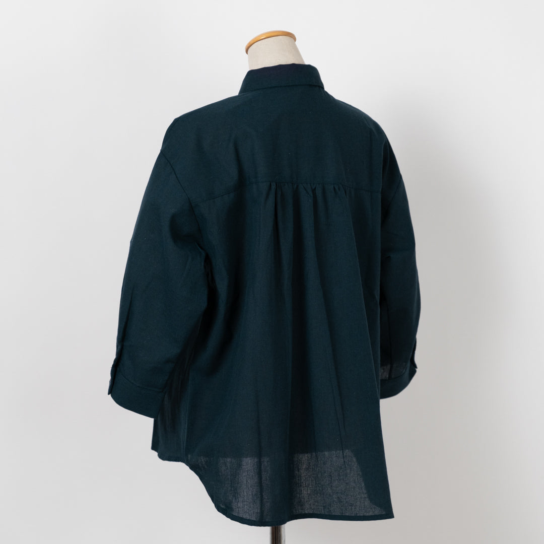 猫多ボタンブラウス (10015747735684)