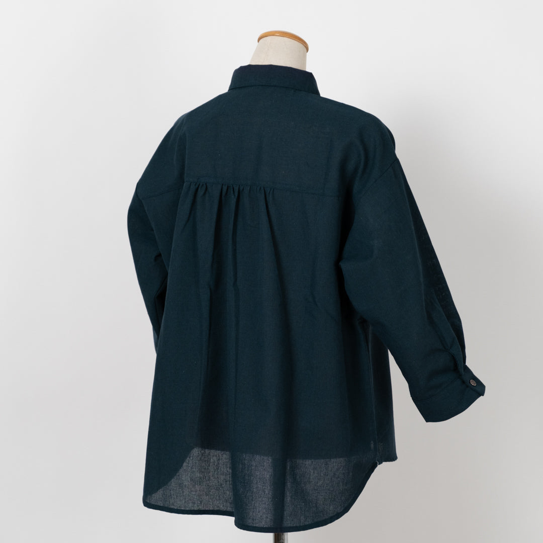 猫多ボタンブラウス (10015747735684)