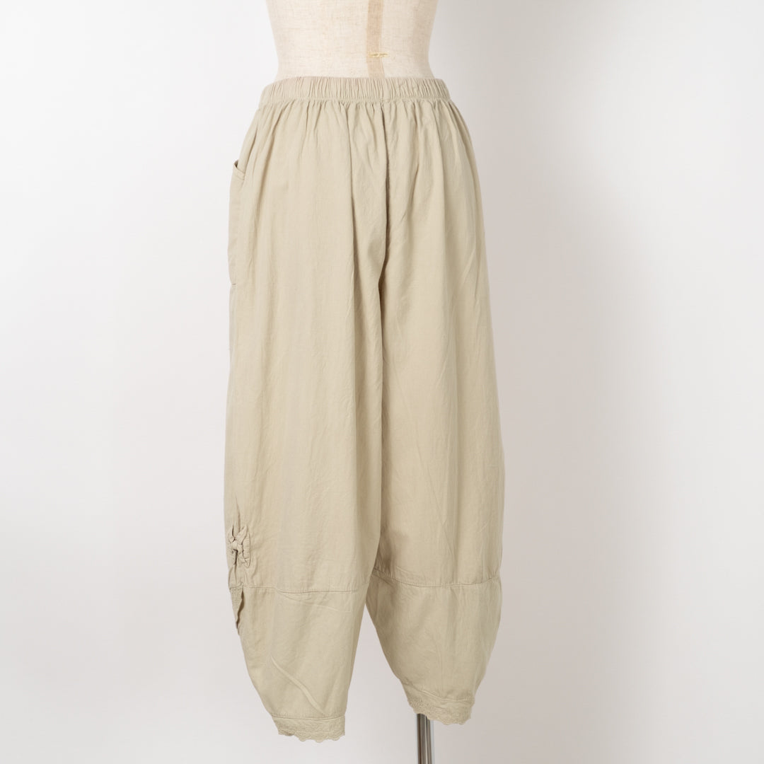 裾レースパンツ (10024828403844)