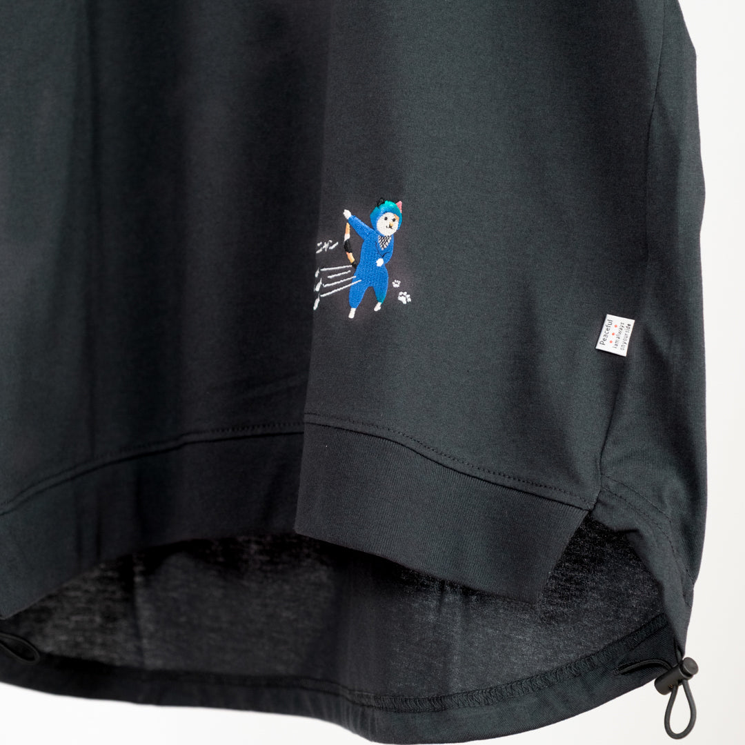 ドロスト付き忍者猫プルオーバー (10029796491396)