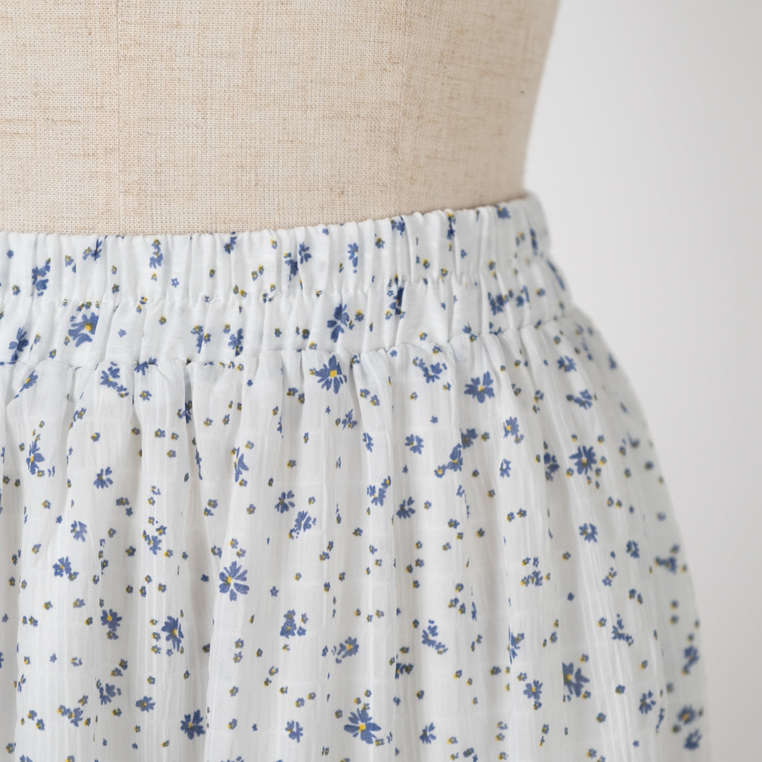 レトロフラワースカート (10037254062212)