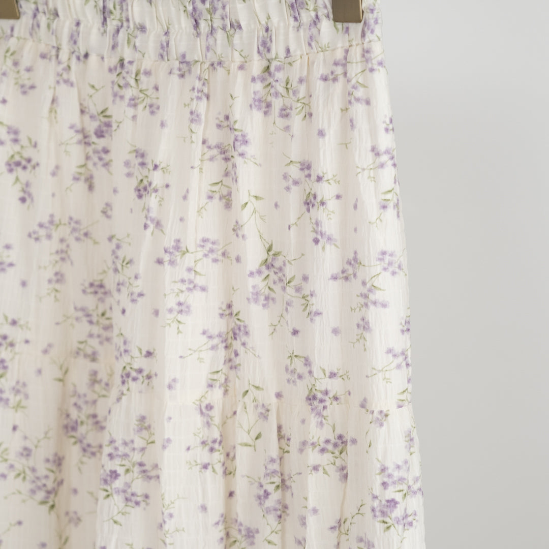 レトロフラワースカート (10037254062212)