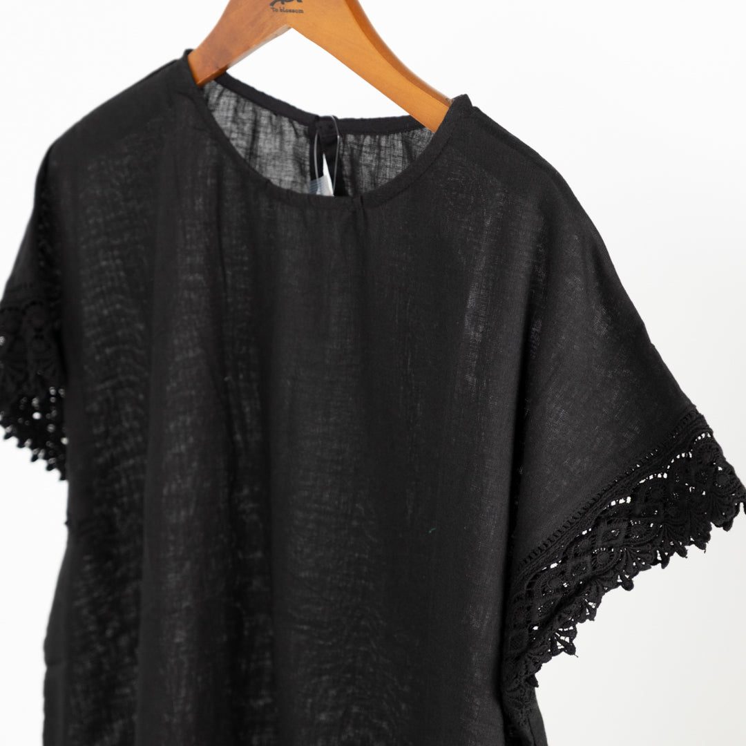 レース袖ブラウス (10047937380484)