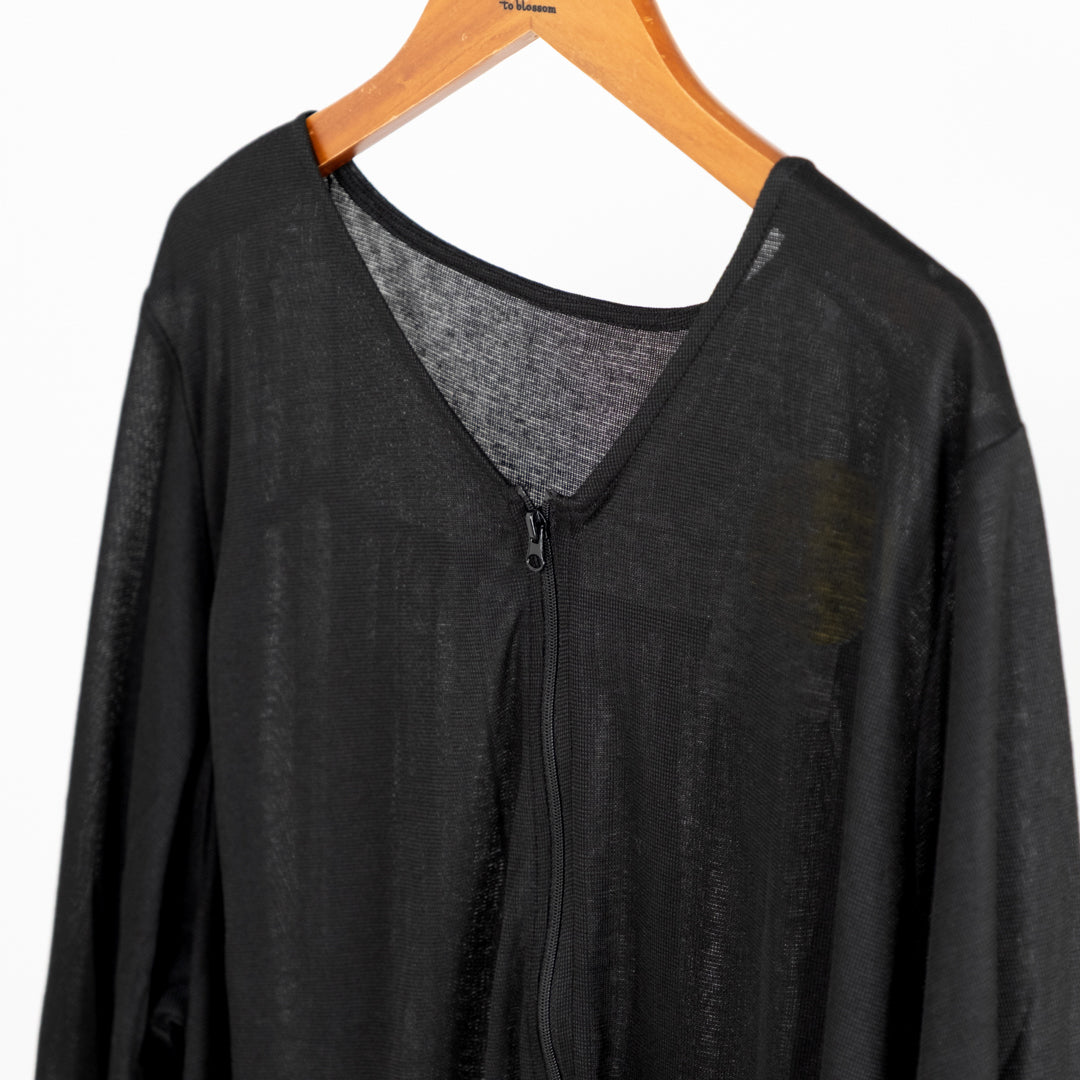 接触冷感ZIPカーディガン (10049469153412)