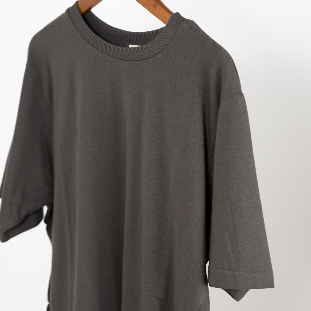 後ろティアード布帛切替チュニック (10055122190468)