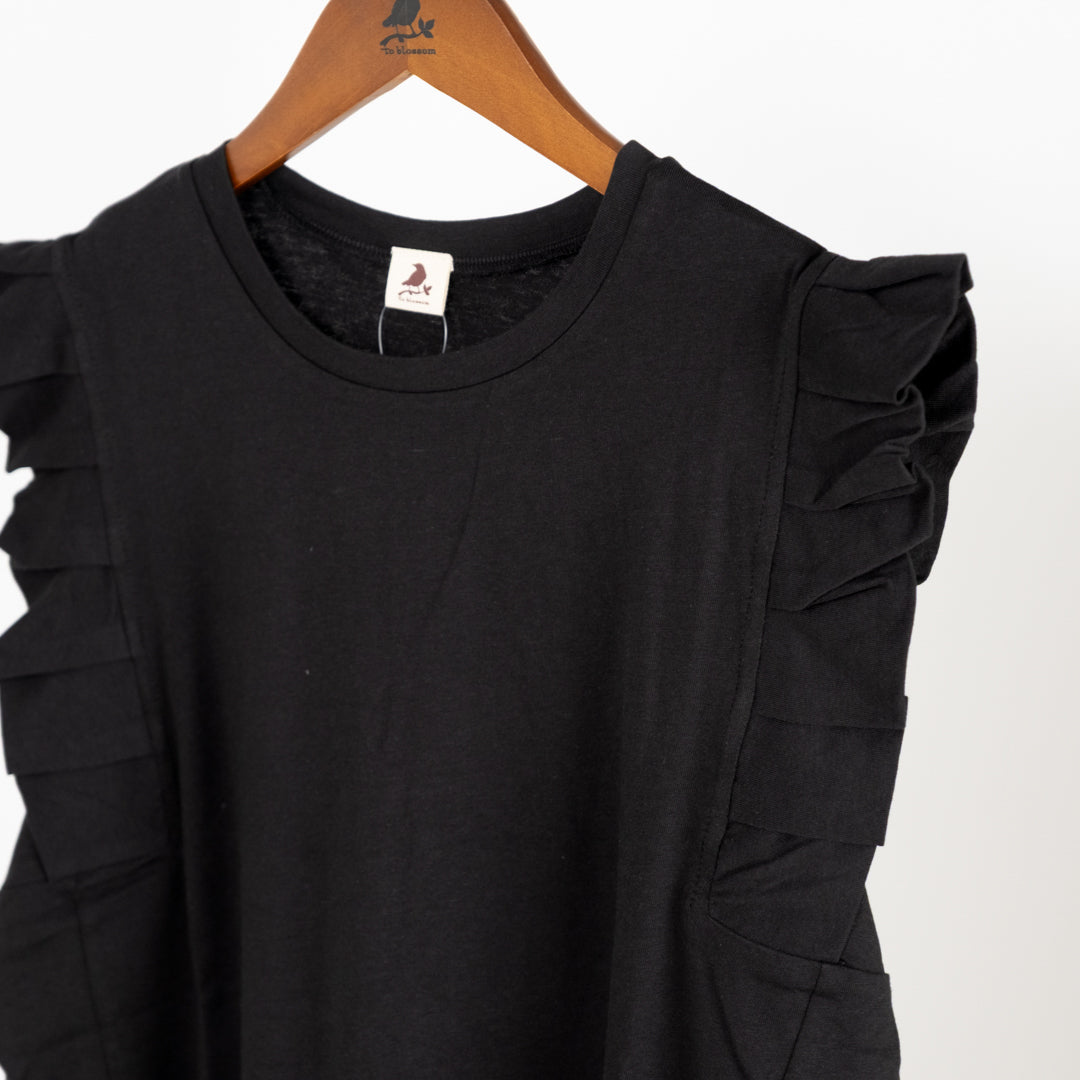 プリーツ袖タンクトップ (10055153811588)