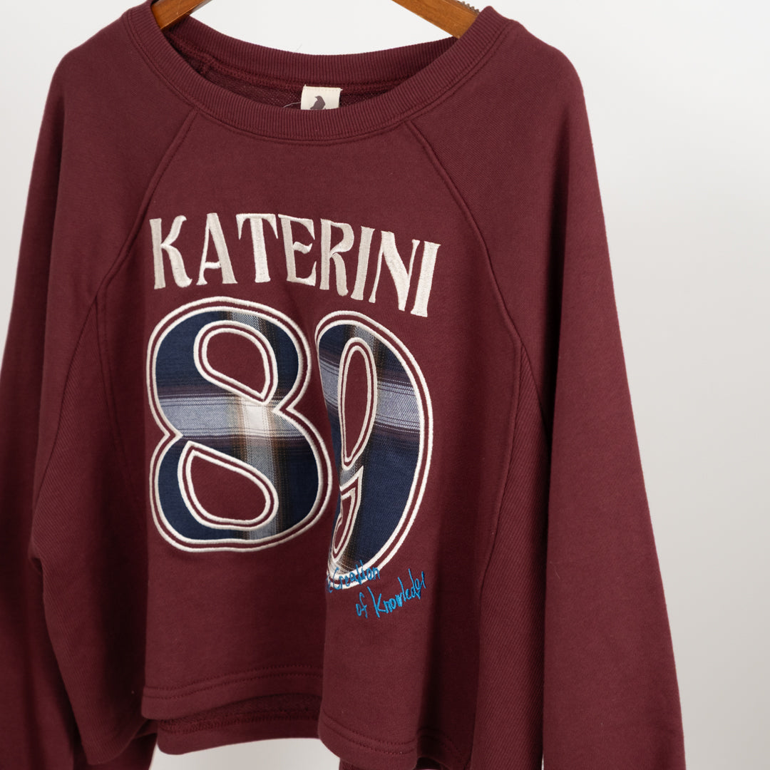 裏毛ナンバープルオーバー