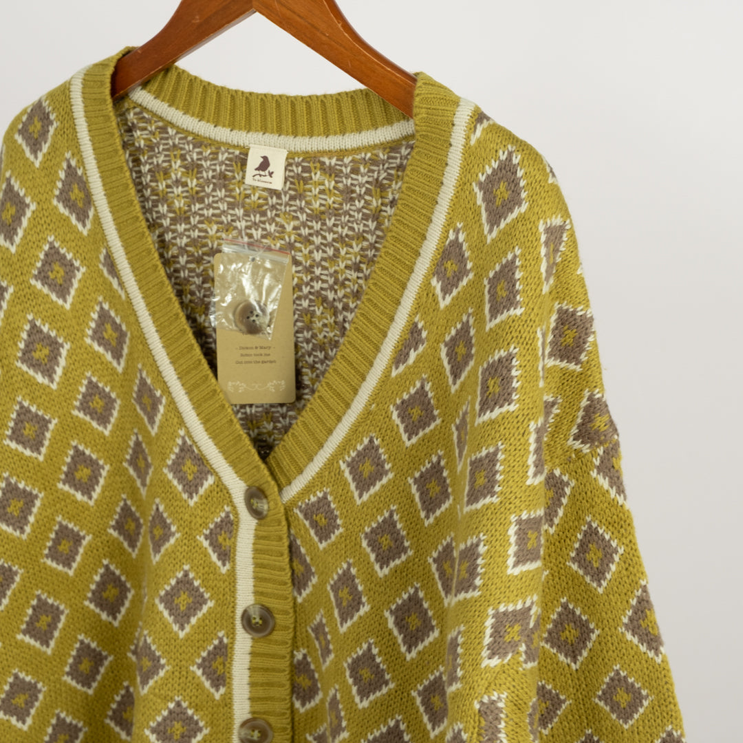 コモン柄ジャガードニット