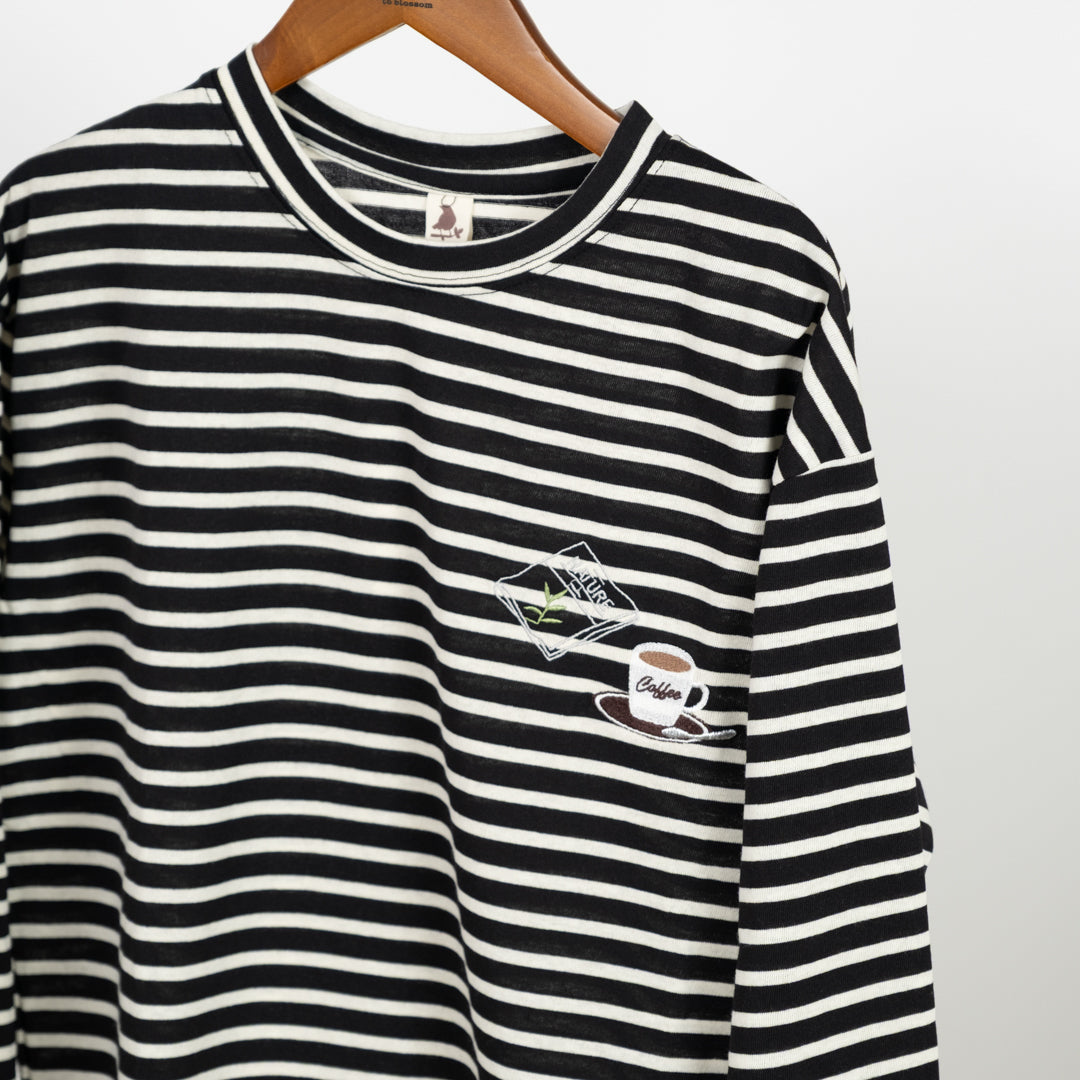 レトロカフェ刺しゅう七分