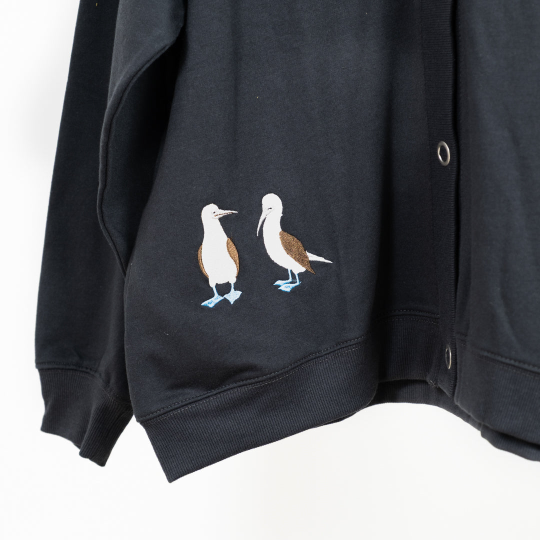 青足カツオドリVネックカーディガン