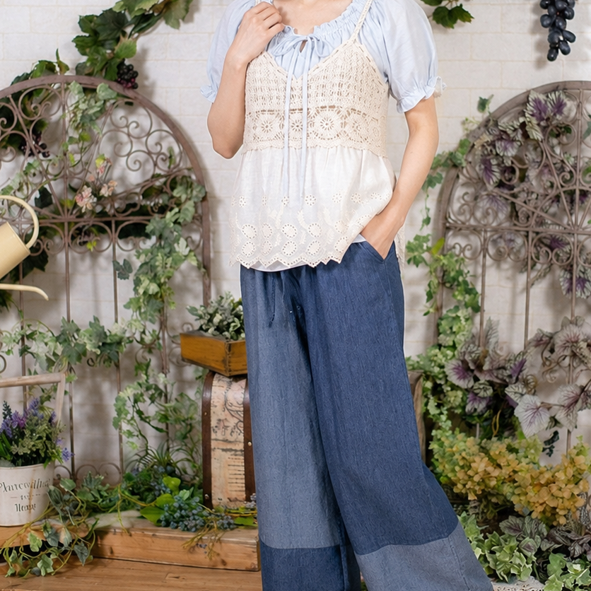 アイレット刺繍ビスチェ – to blossom
