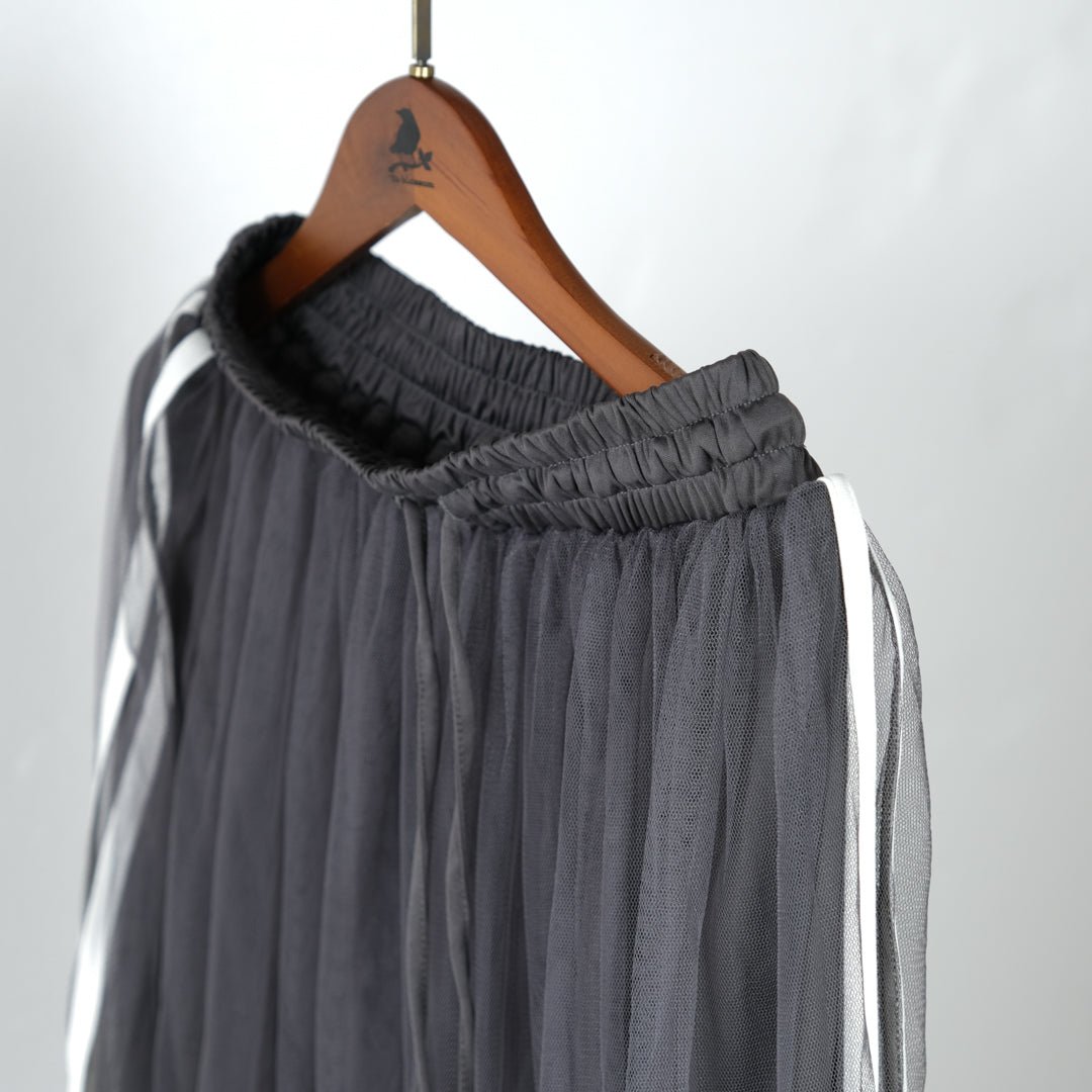 サイドライン入りギャザースカート - to blossom (8207674605700)