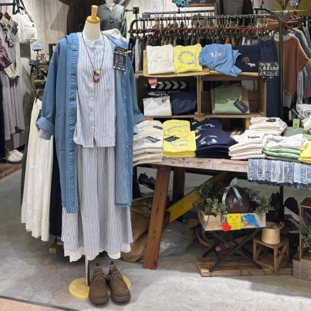 フードデニムジャケット - to blossom (8207678013572)