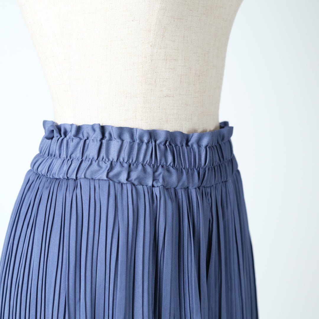 ヴィンテージサテン消しプリーツパンツ - to blossom (8207676145796)