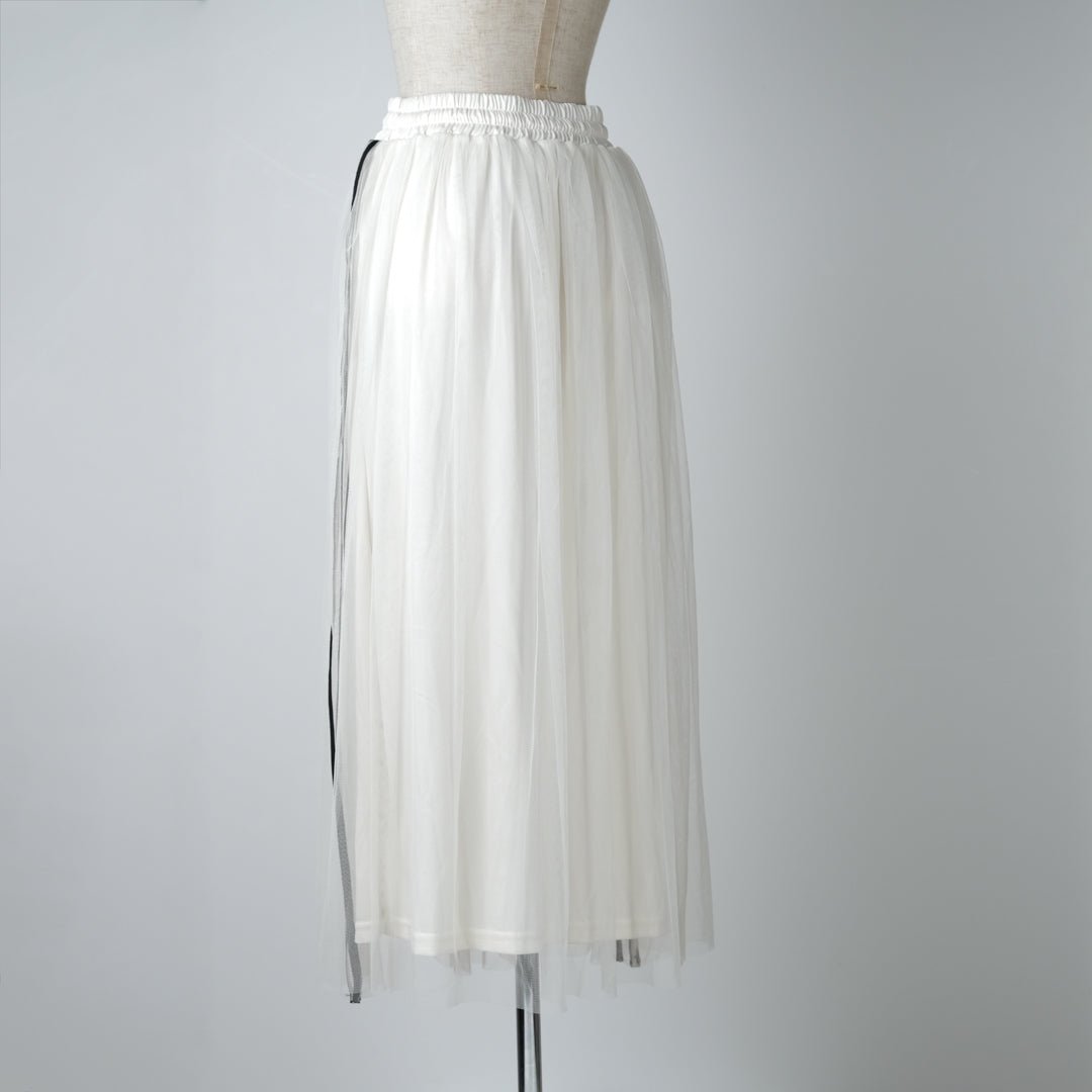 サイドライン入りギャザースカート - to blossom (8207674605700)