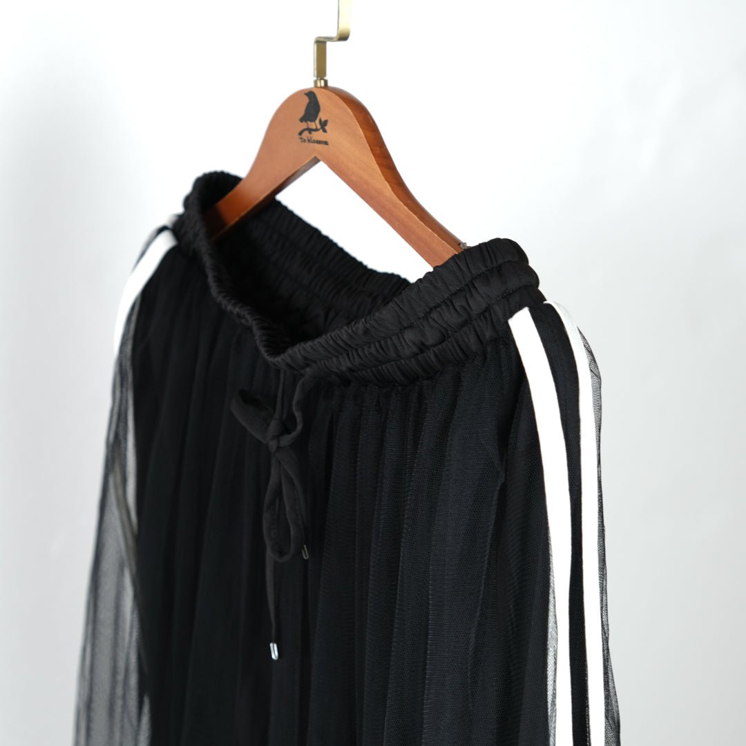 サイドライン入りギャザースカート - to blossom (8207674605700)