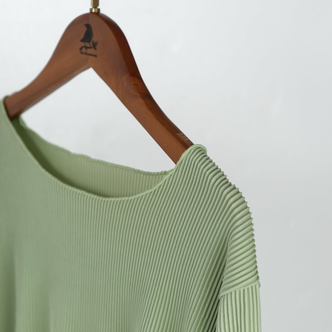 フレア袖プリーツメローカットソー - to blossom (8213526642820)