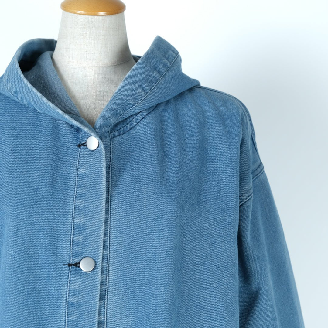 フードデニムジャケット - to blossom (8207678013572)