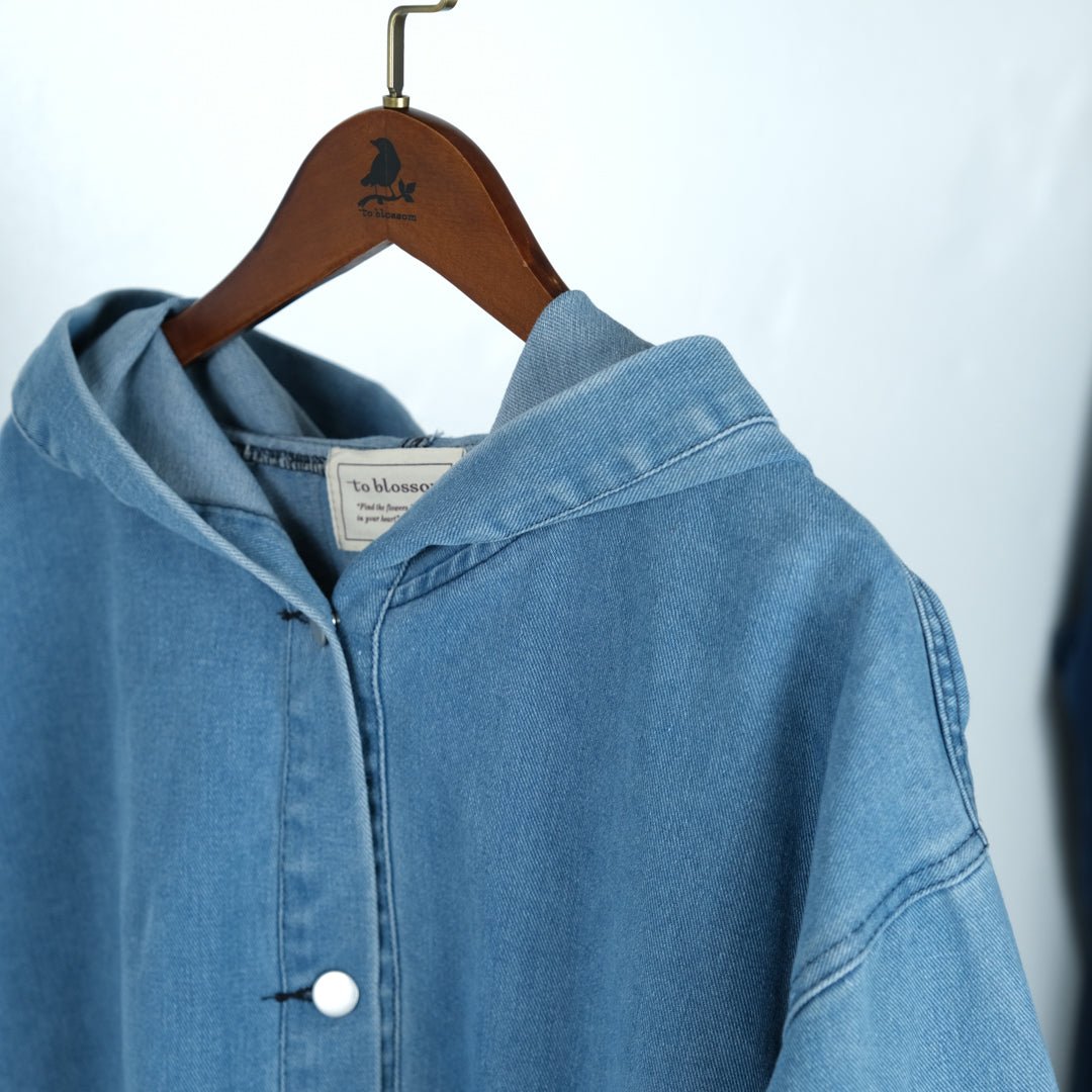 フードデニムジャケット - to blossom (8207678013572)