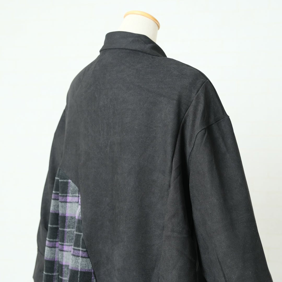 起毛チェックワンピース - to blossom (8189528604804)