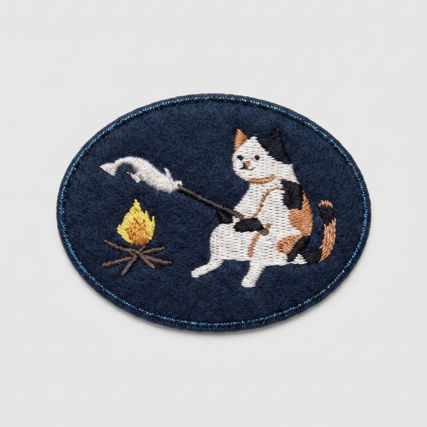 アニマル刺繍ワッペン
