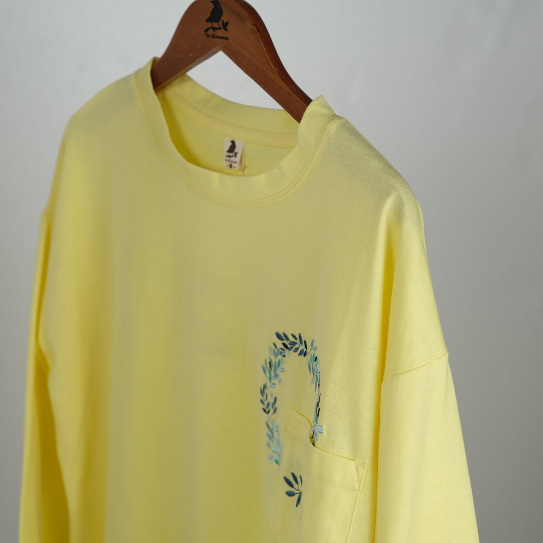 小鳥リーフポケットTシャツ - to blossom (8207642853508)