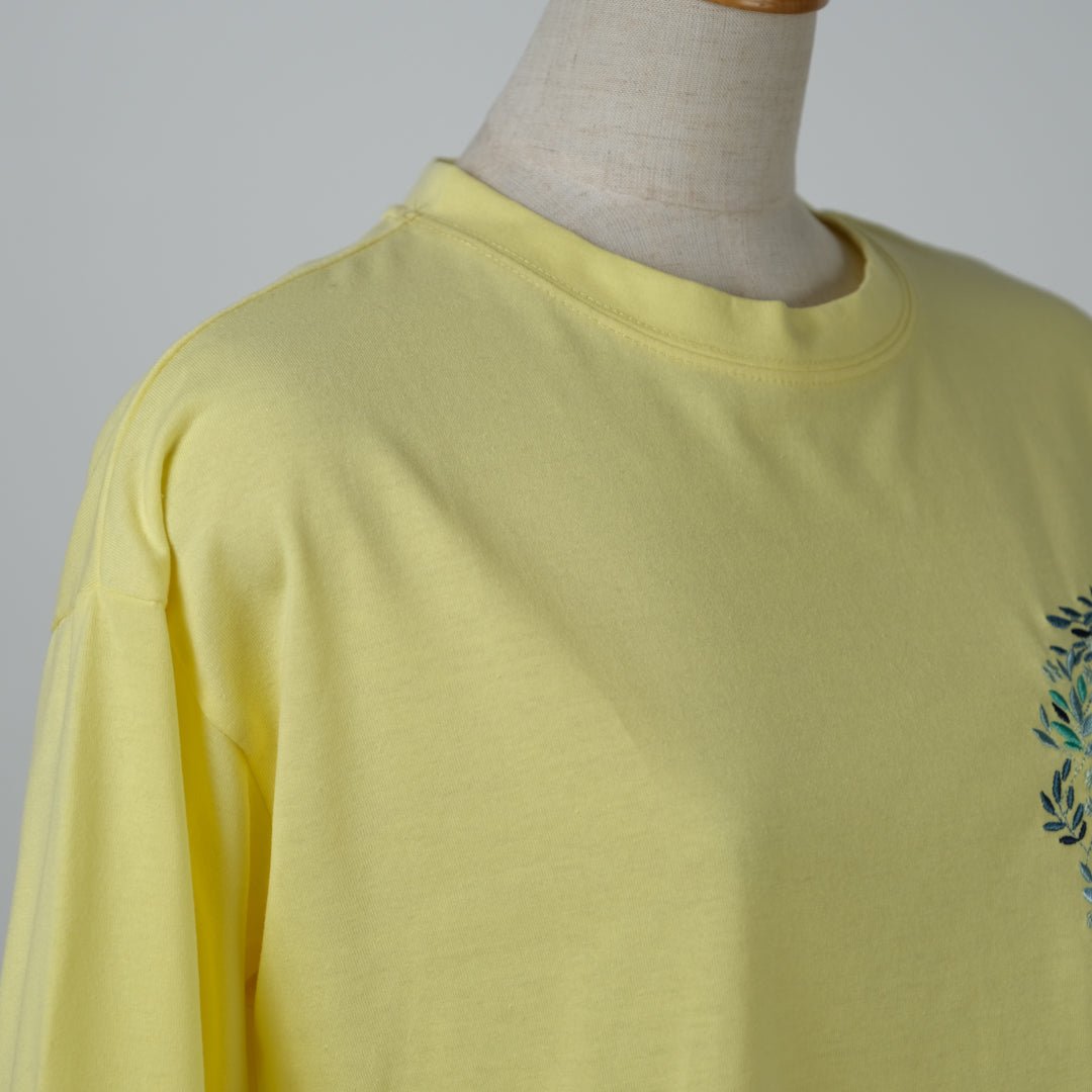 小鳥リーフポケットTシャツ - to blossom (8207642853508)