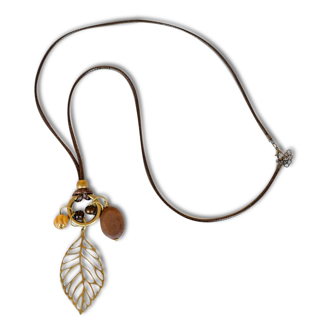 森リーフネックレス