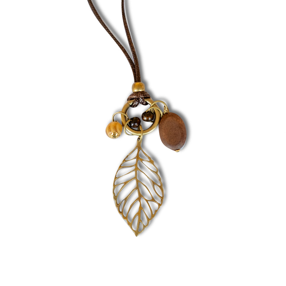 森リーフネックレス