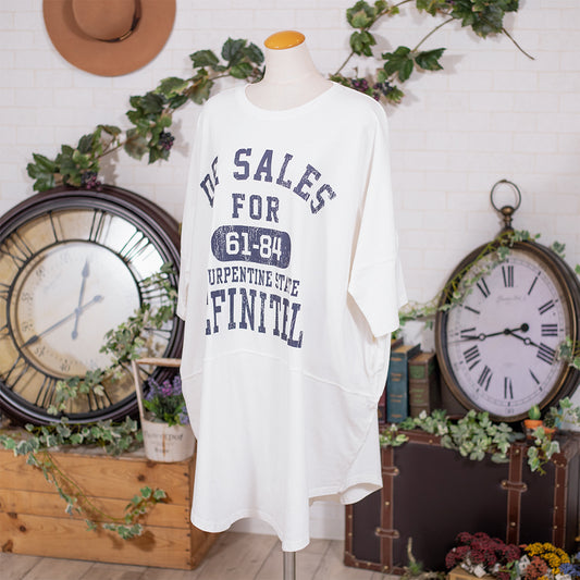 ピグメントチュニックプルオーバー