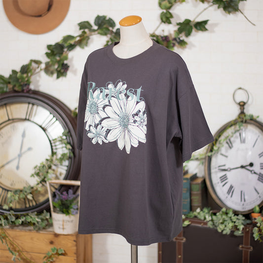 お花と刺繍のTｼｬﾂ