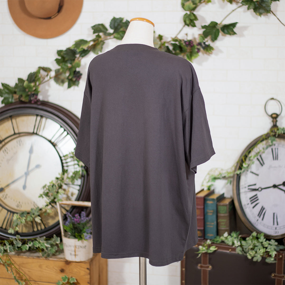 お花と刺繍のTｼｬﾂ
