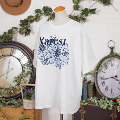 お花と刺繍のTｼｬﾂ