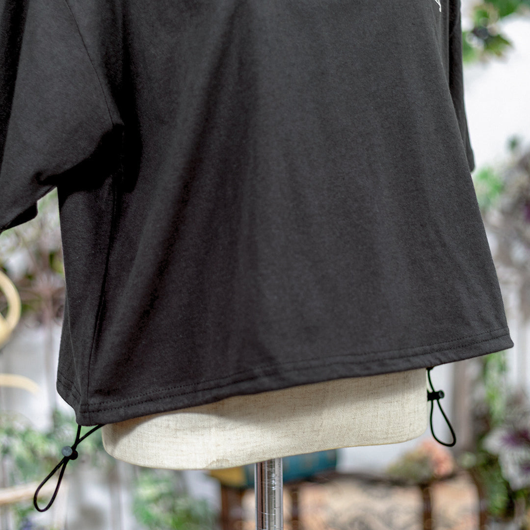 ワンポイントハーフZIPポロ シャツ