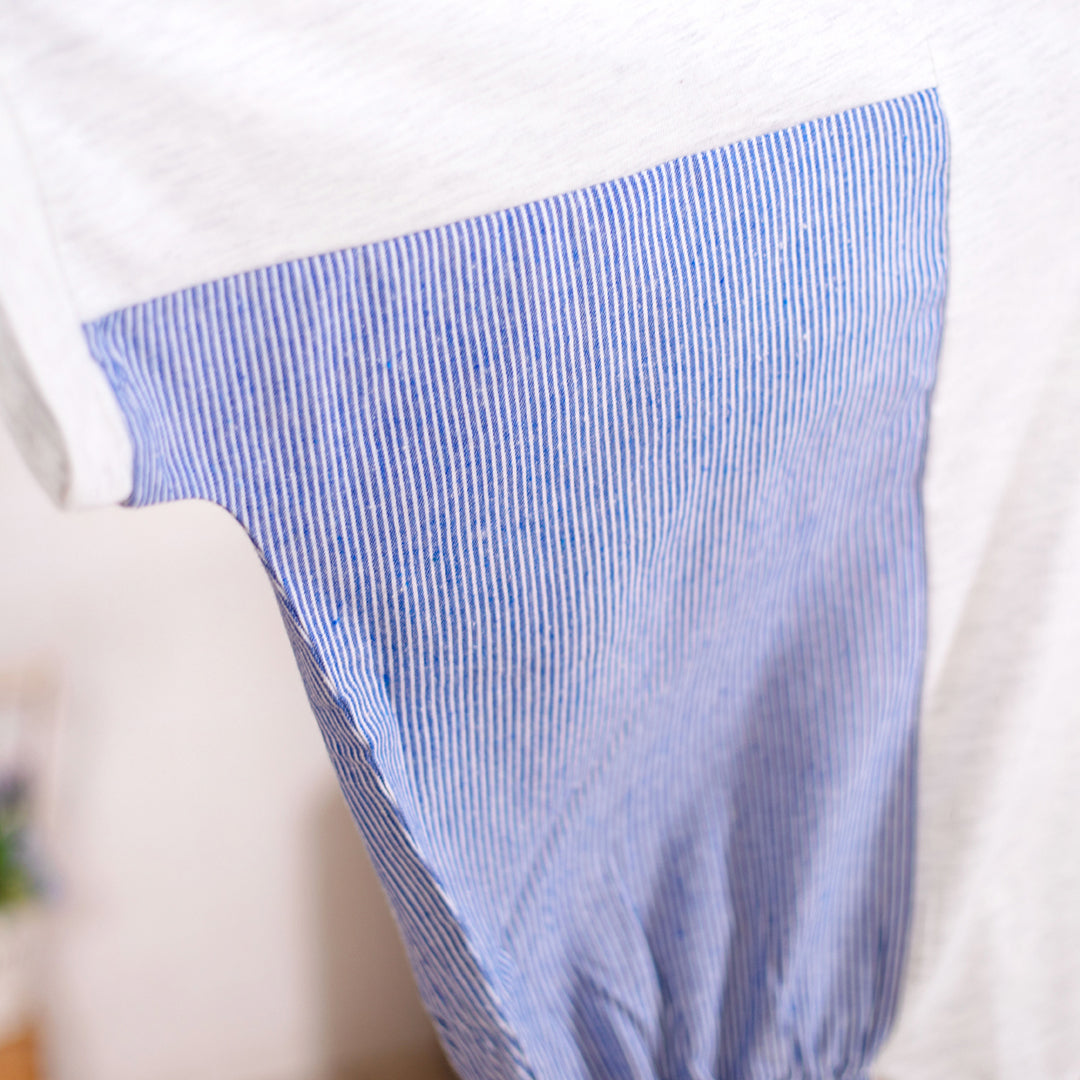 異素材ドルマンＴシャツ