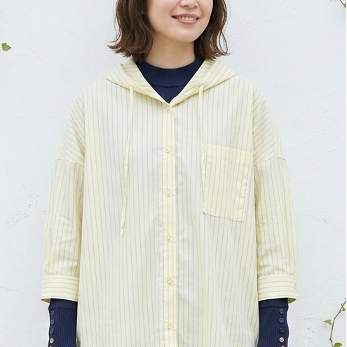 シャツパーカー