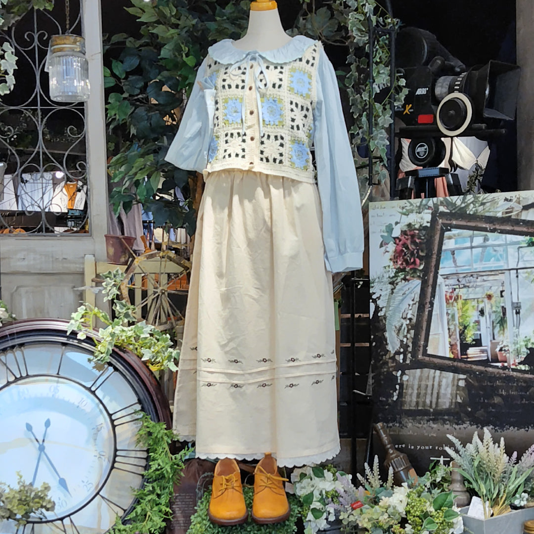 レトロフラワーベスト (9995992629380)