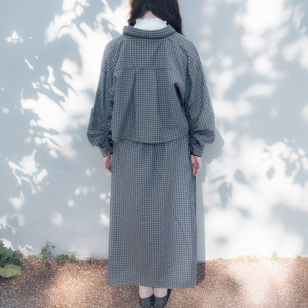 袖ドロストシャツセットアップ (10118201540740)