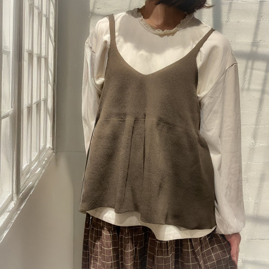 ニットキャミソール