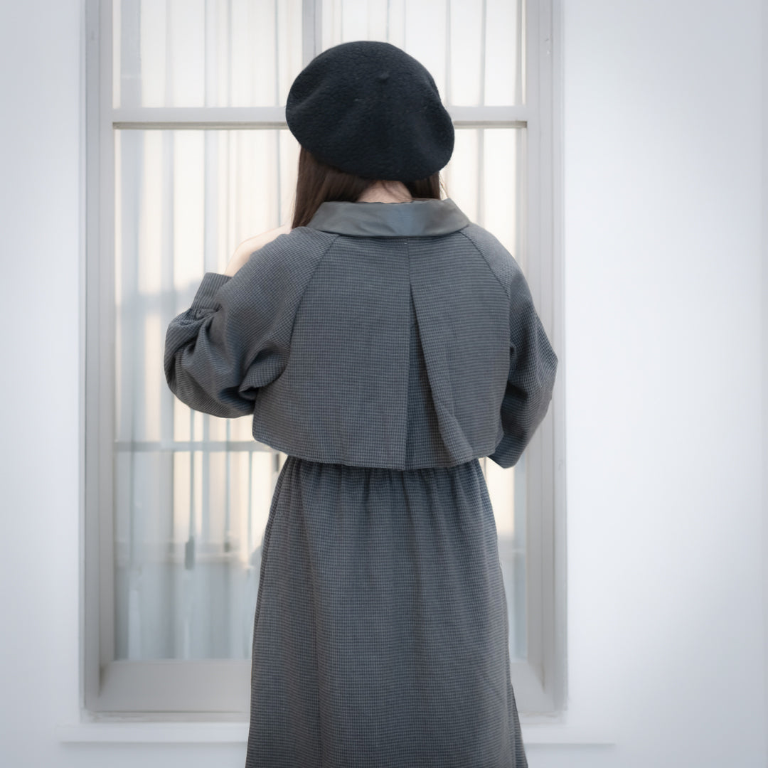 合皮トレンチワンピース – to blossom