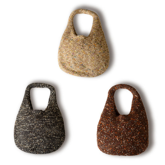 ざっくりニットバッグ