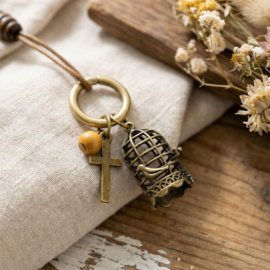 森の小鳥のゆりかごネックレス