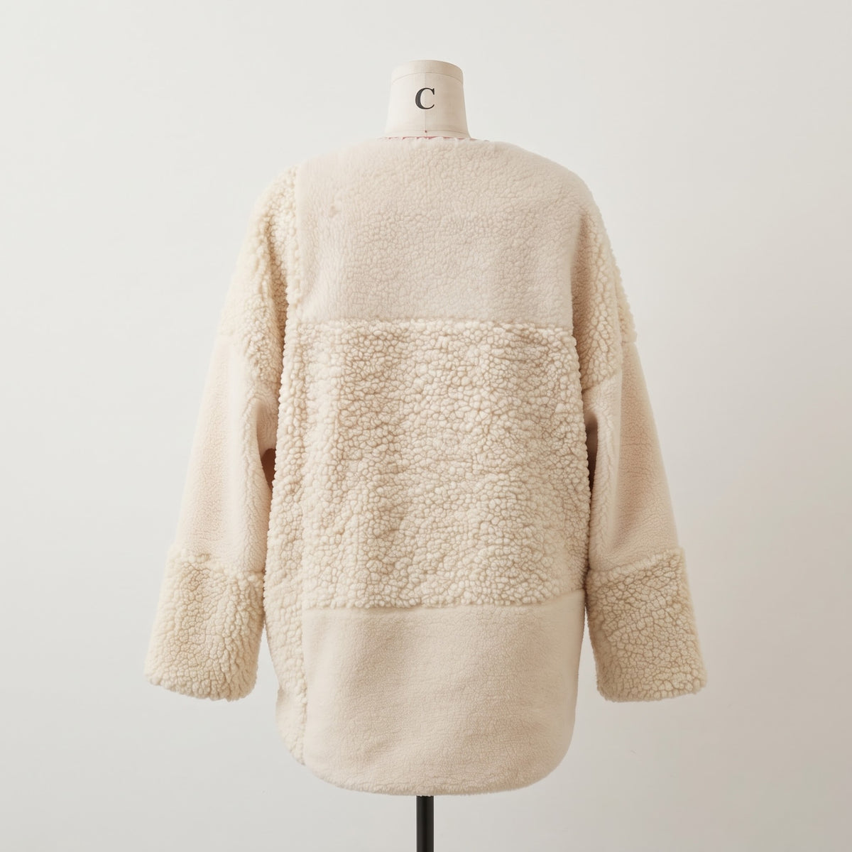 【オンライン限定】パッチワークボアジャケットコート