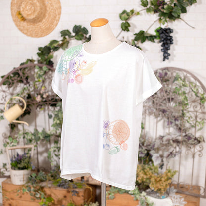 水彩フルーツタックTシャツ