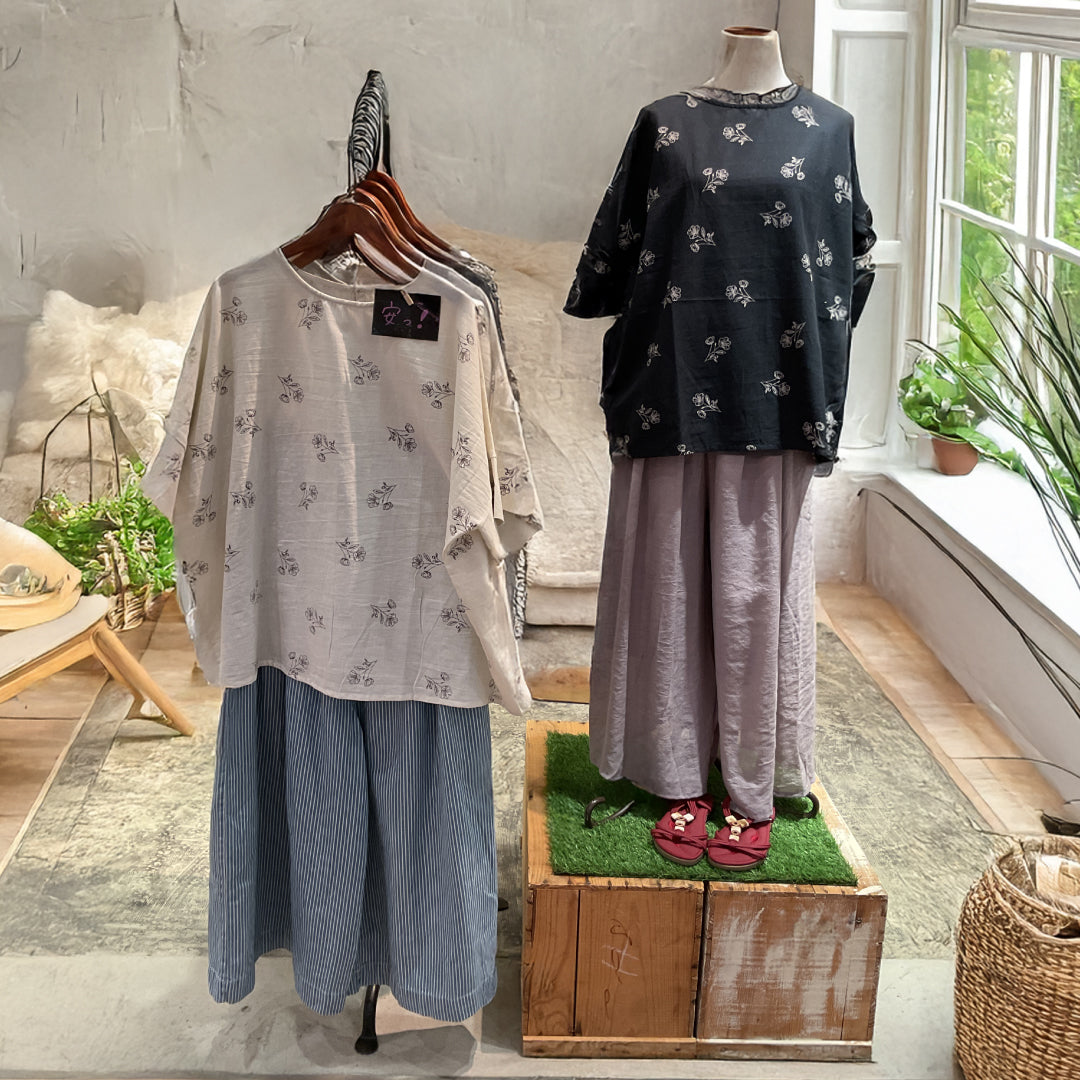 フラワープリントプルオーバー (10000587456644)