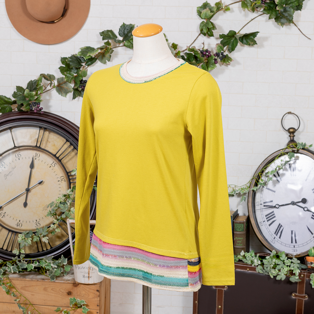 裾JQ切り替えカットソー